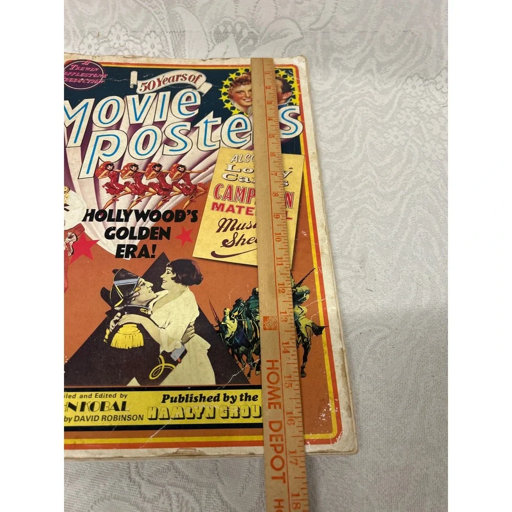 50 Years of Movie Posters‎ Hollywood Golden Era John Kobal Hamlyn 1973 Book